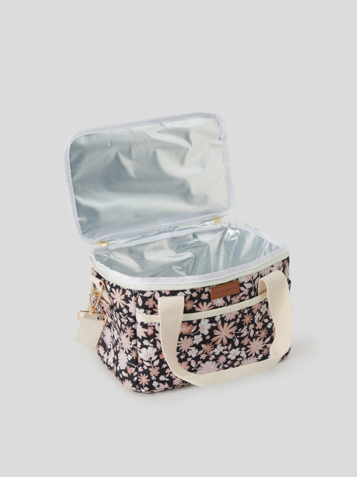 Black Botanica - Lunch Cooler Bag