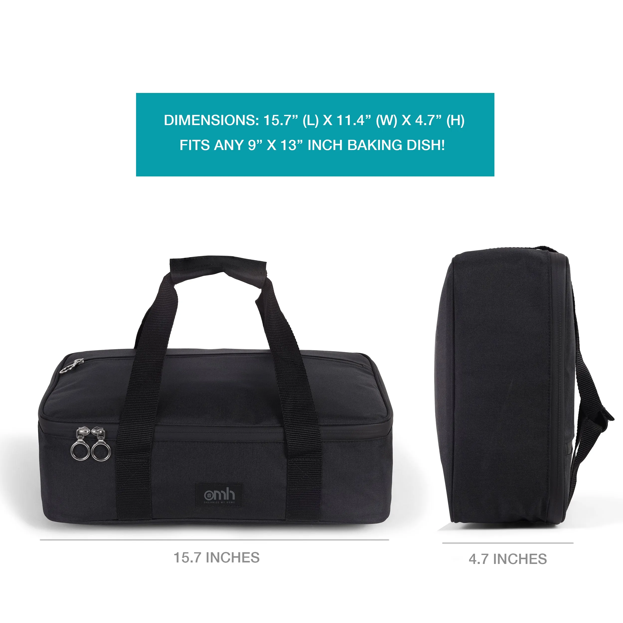 Black Insulated Casserole Carrying Case