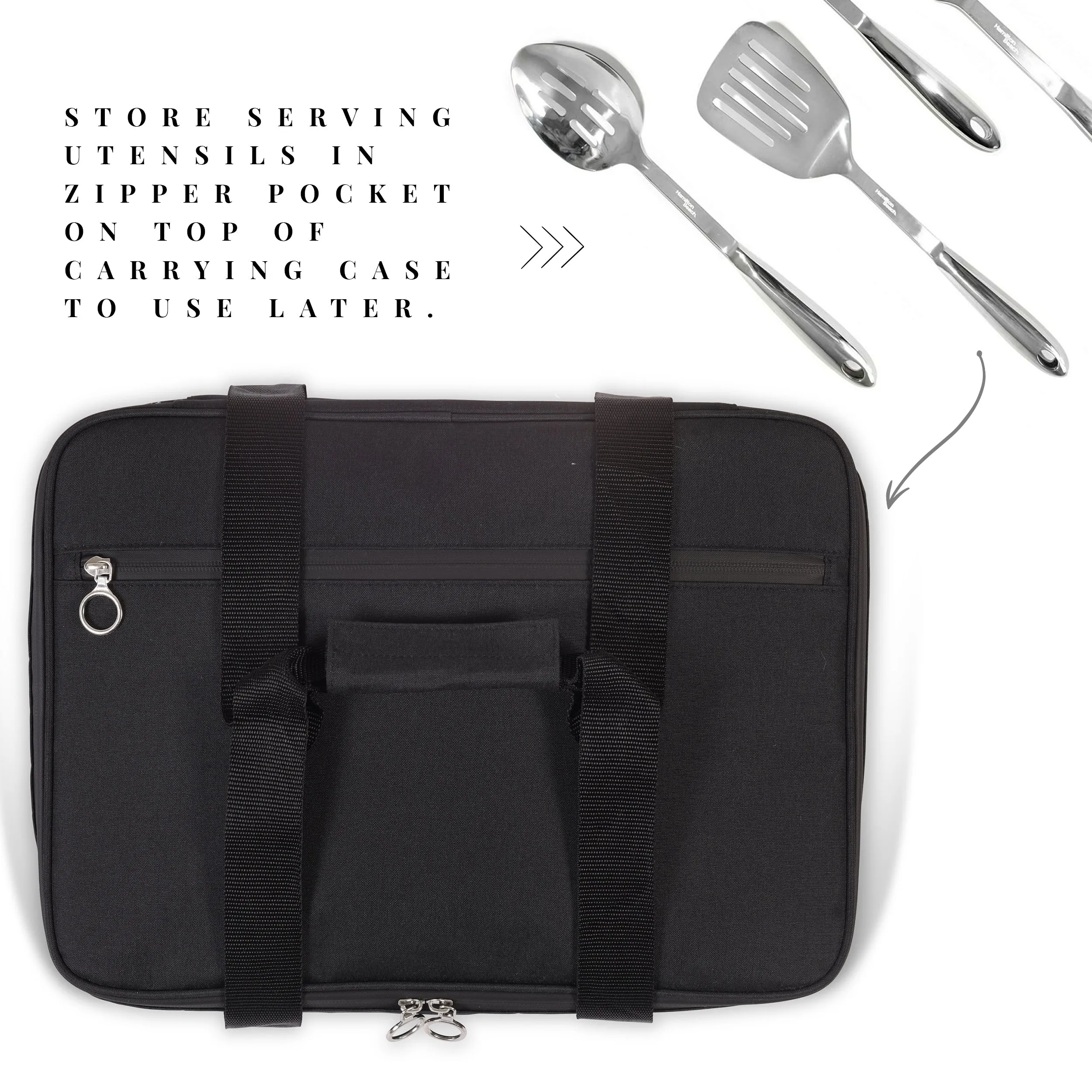 Black Insulated Casserole Carrying Case