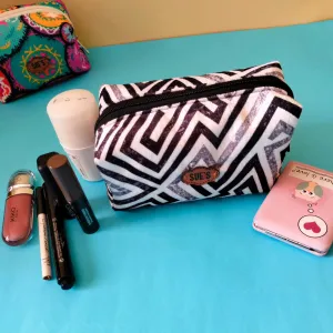 Black& white box Makeup big  Bags 16*10*8cm