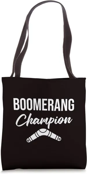 Boomerang Champion Tote Bag