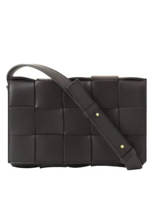 Bottega Veneta Intrecciato Cassette Cross Bag Fondente