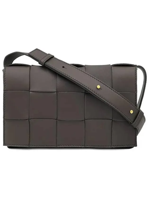 Bottega Veneta Intrecciato Cassette Cross Bag Fondente