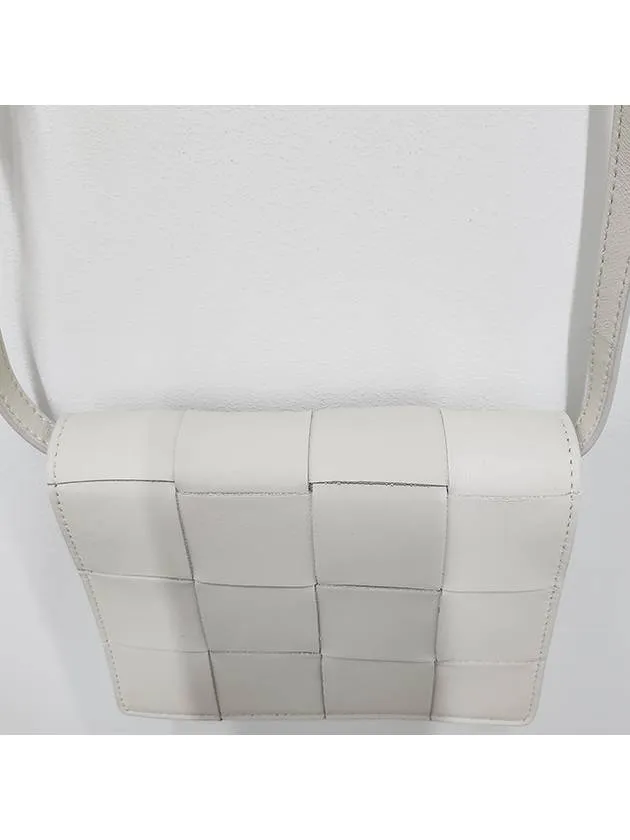 Bottega Veneta Intrecciato Small Cassette Cross Bag Plaster