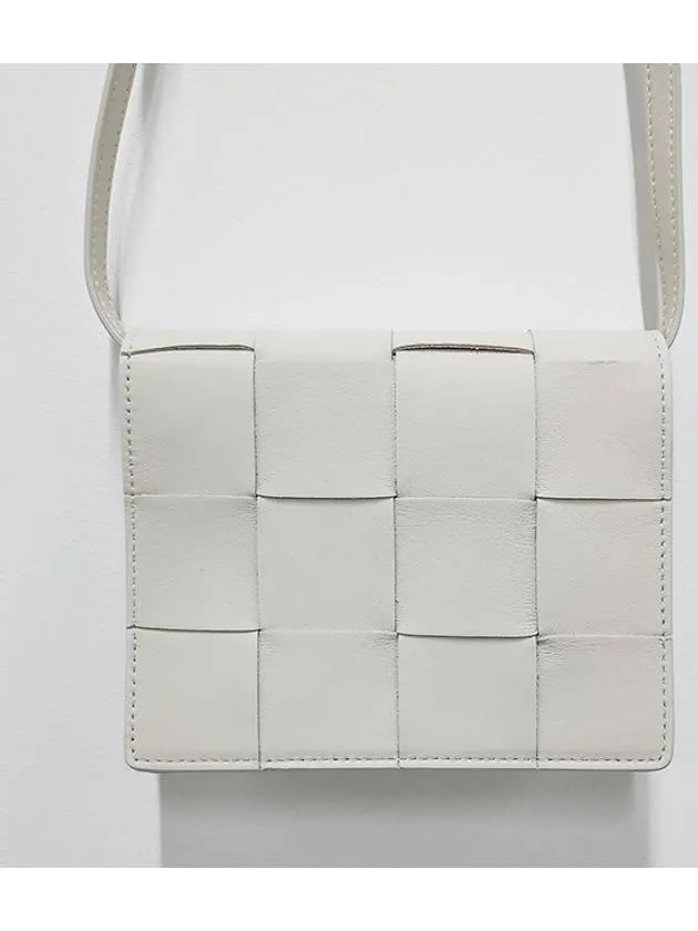 Bottega Veneta Intrecciato Small Cassette Cross Bag Plaster