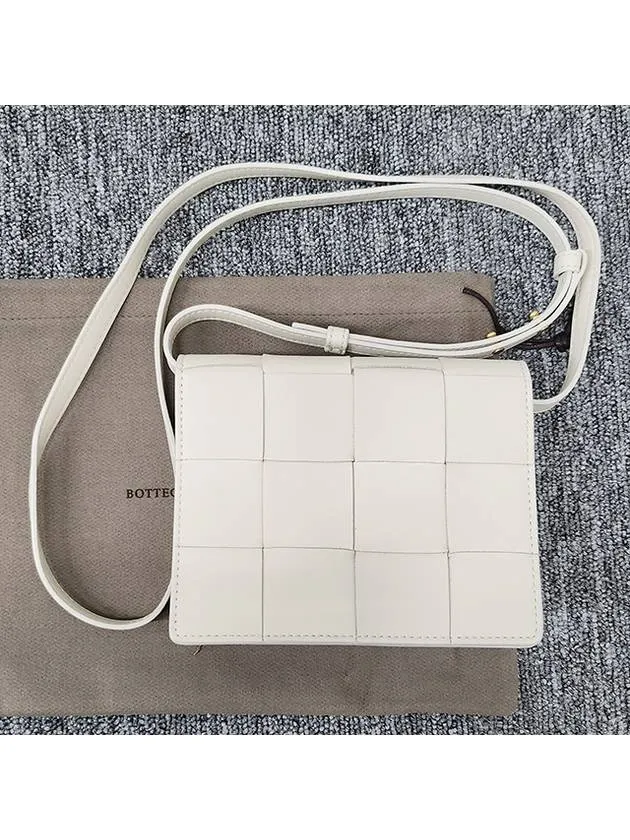 Bottega Veneta Intrecciato Small Cassette Cross Bag Plaster
