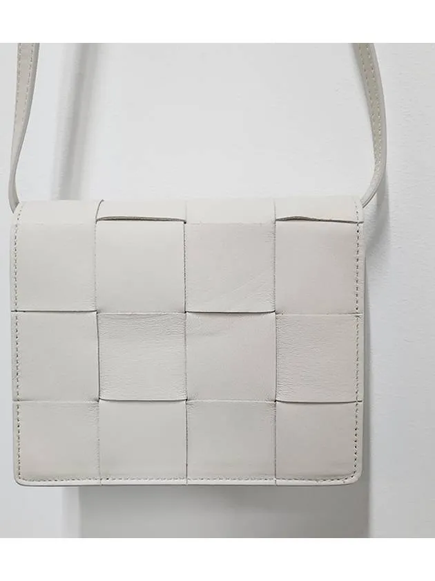 Bottega Veneta Intrecciato Small Cassette Cross Bag Plaster