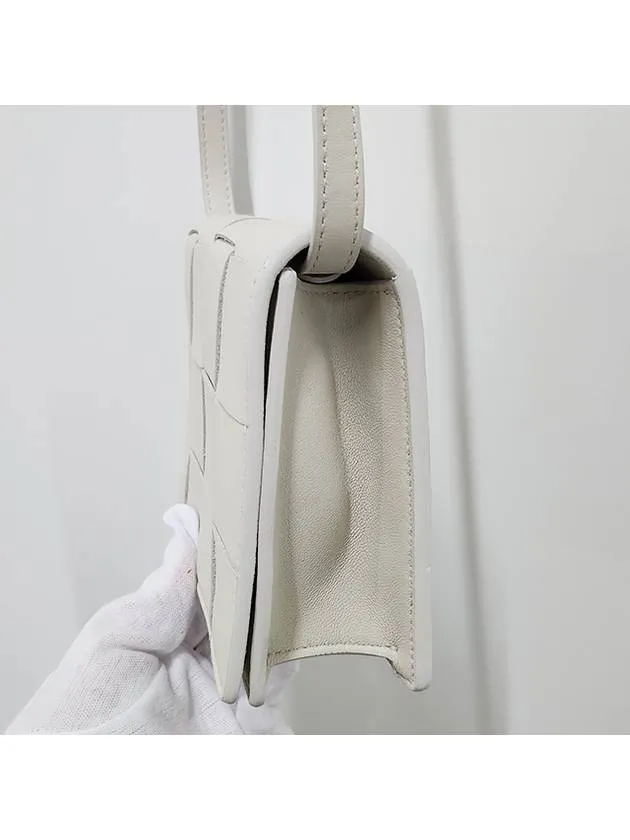 Bottega Veneta Intrecciato Small Cassette Cross Bag Plaster