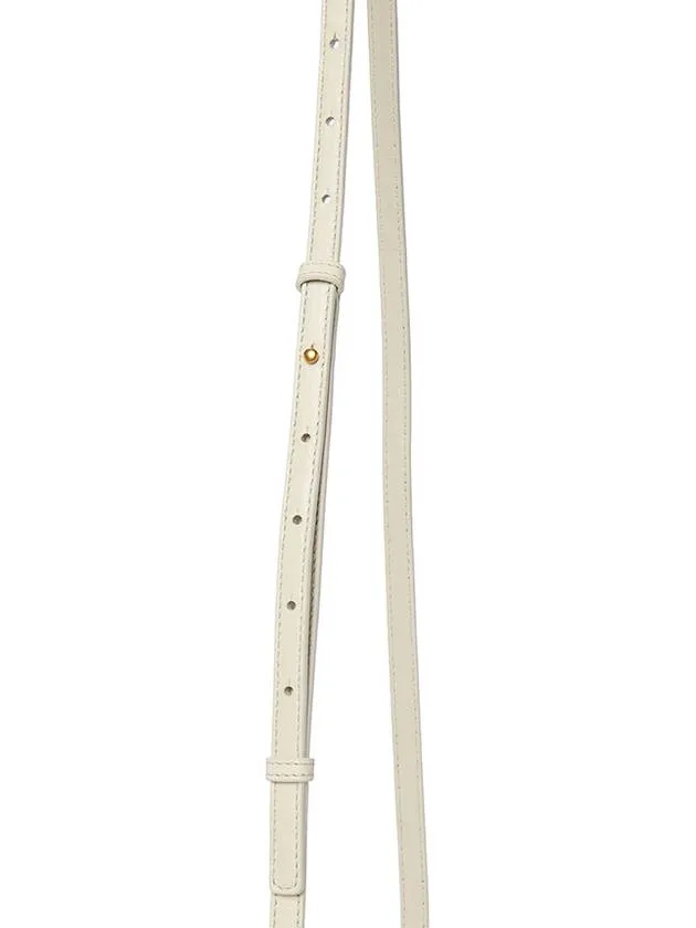 Bottega Veneta Mini Intrecciato Cross Bag White