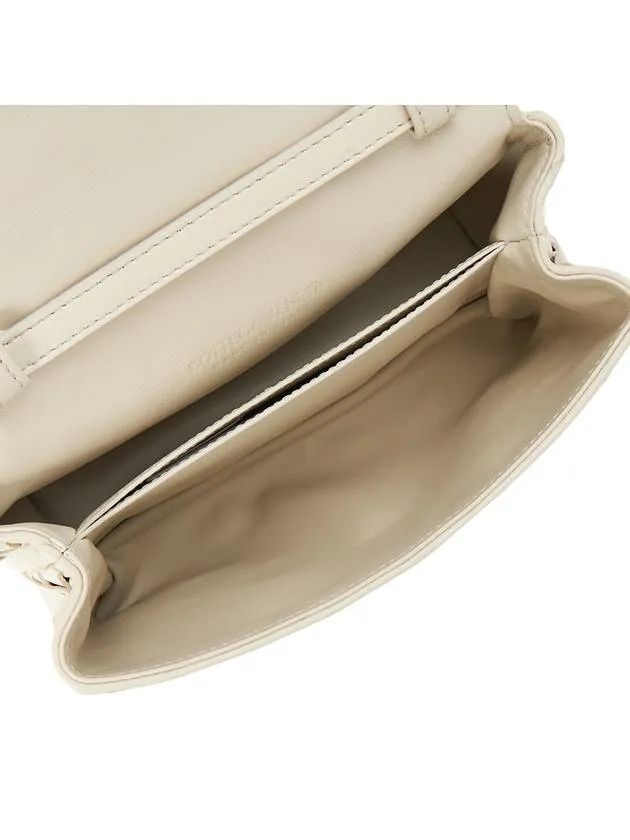 Bottega Veneta Mini Intrecciato Cross Bag White
