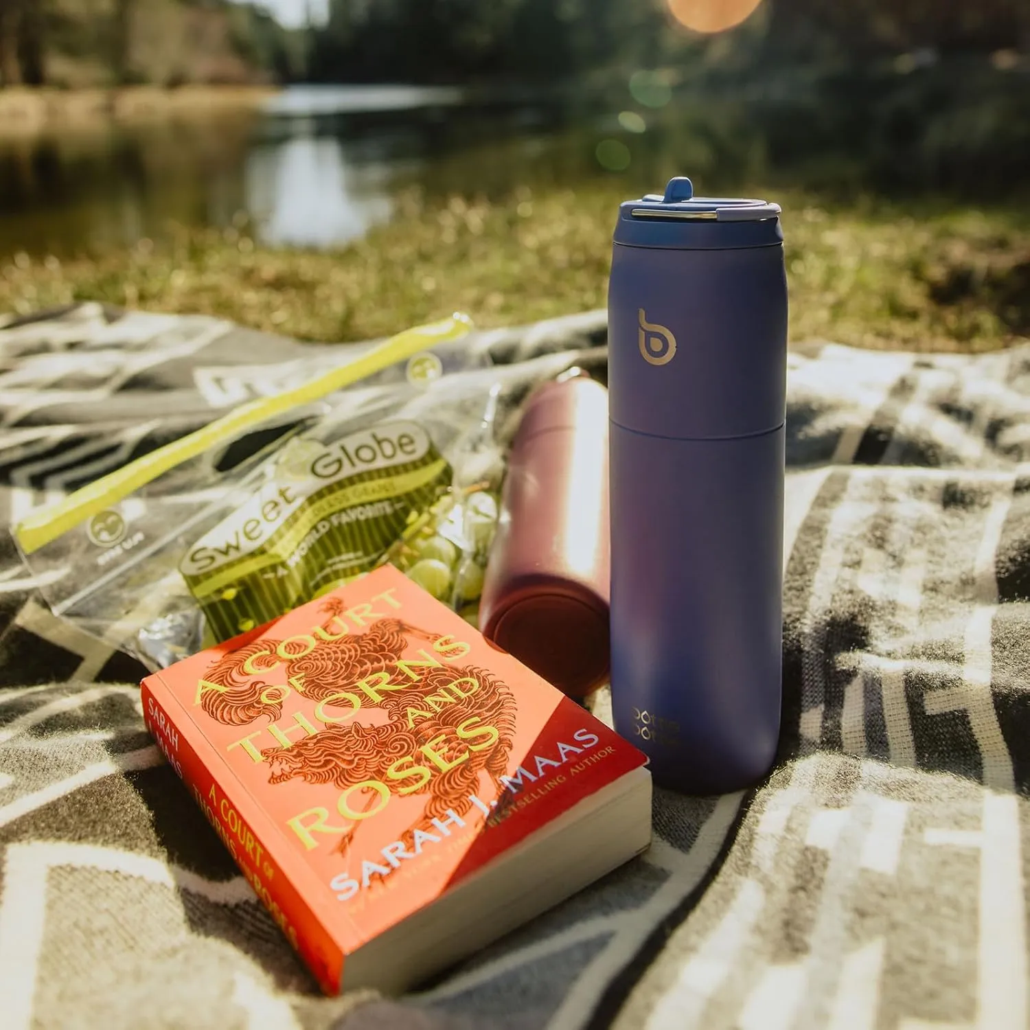 BOTTLE BOTTLE Stainless Steel Water Bottle with Straw and Lid, 32 oz Vacuum Insulated Flask Stay Cold for 24 Hrs Hot for 12 Hrs Leak-Proof Wide Mouth Sports Water Bottles Best Gifts blue