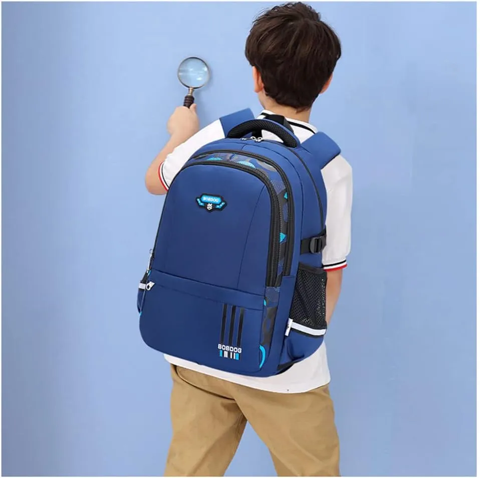 Boys Rolling Backpack Elementary Middle School Students Bookbag with Wheel Teens Trolley Removable Schoolbag