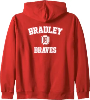Bradley University Braves Campus Classic Zip Hoodie