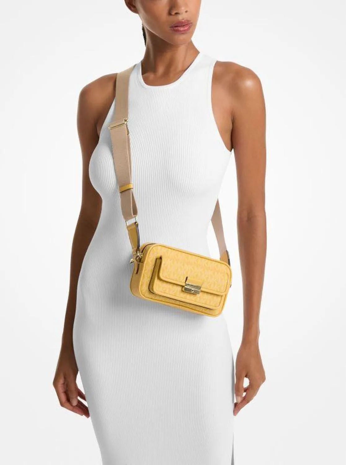Bradshaw Extra-Small Signature Logo Camera Crossbody Bag