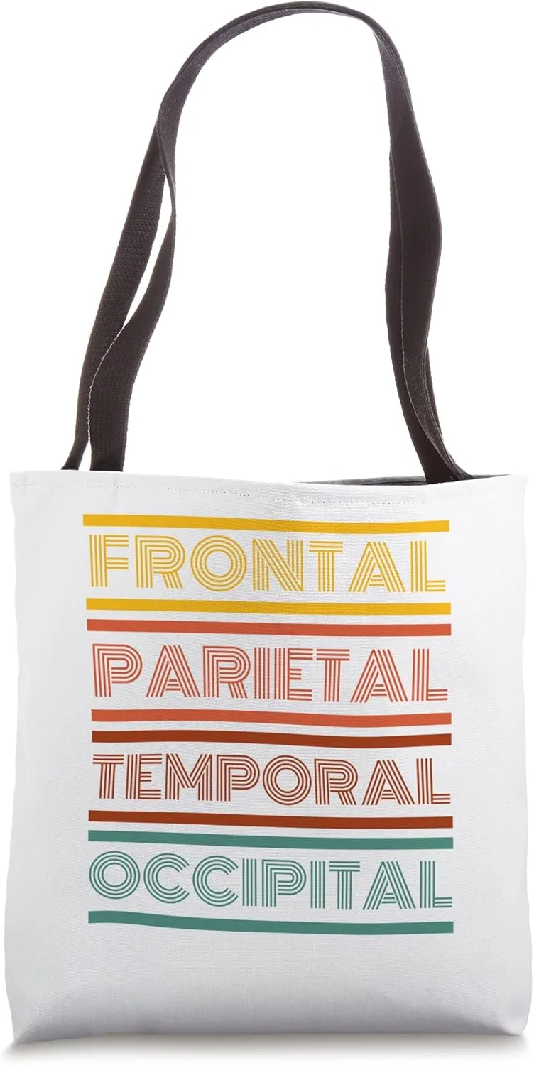 Brain Lobes - Psychology, Neuroscience, Neurotransmitter Tote Bag
