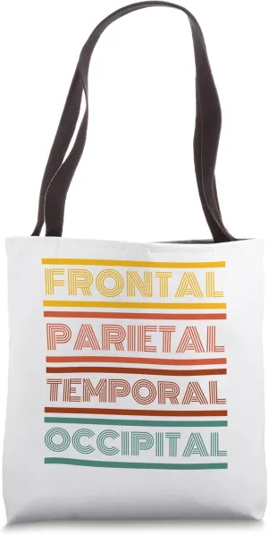 Brain Lobes - Psychology, Neuroscience, Neurotransmitter Tote Bag