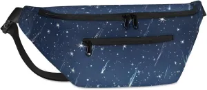 Bright Meteoric Shower Sling Bag for Women Men Crossbody Shoulder Backpack Travel Chest Pack Sling Bag for Sport Hiking