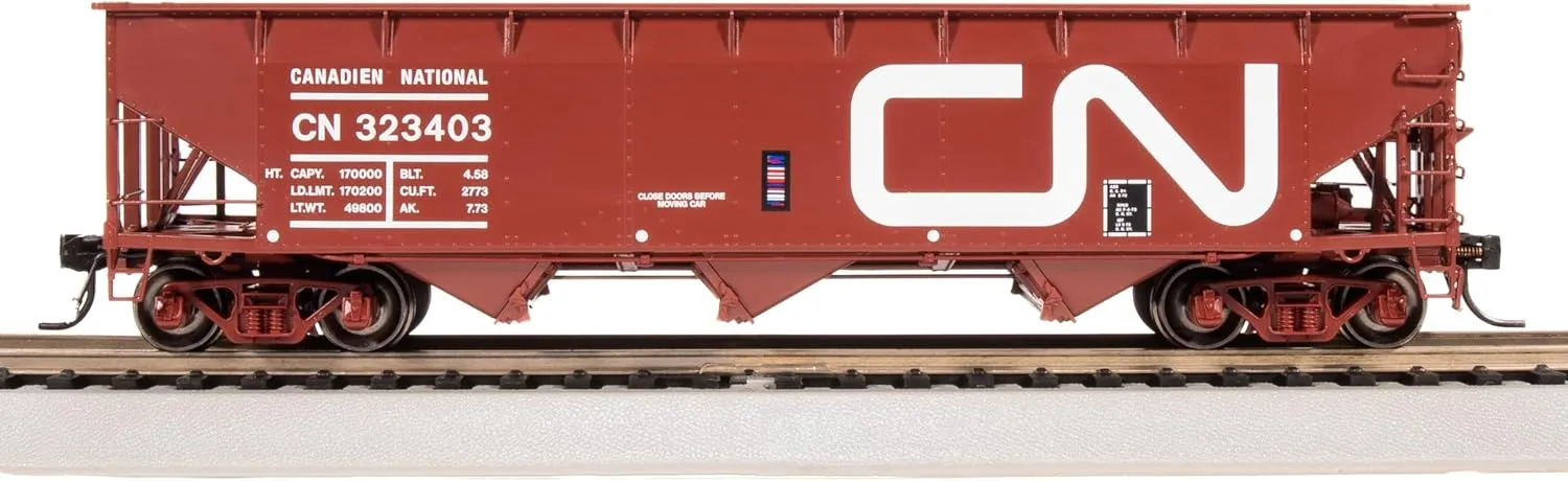 Broadway Limited 7373 AAR 70-ton Triple Hopper, CN, 4-Pack, HO Scale