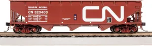 Broadway Limited 7373 AAR 70-ton Triple Hopper, CN, 4-Pack, HO Scale