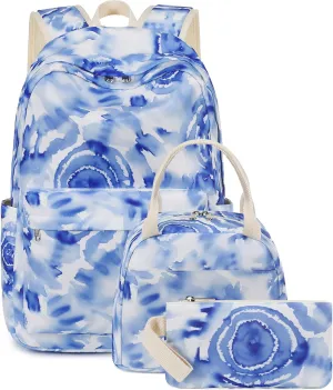 BTOOP Girls School Backpack Galaxy Schoolbag Laptop Bookbag Insulated Lunch Tote Bag Purse Teens Boys Kids