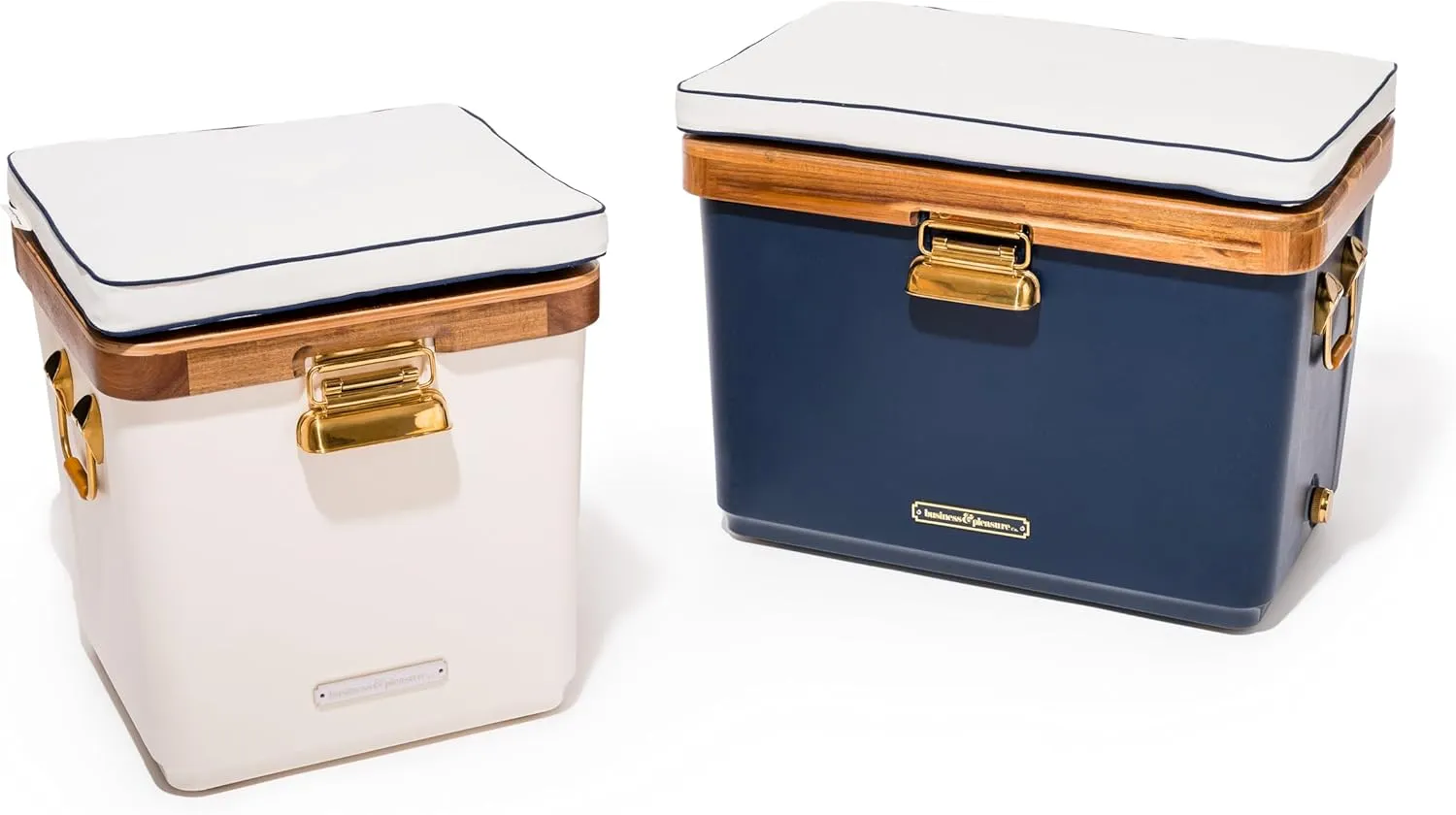 Business & Pleasure Co. Hemingway Cooler - 35 Quart Insulated Ice Chest Cooler - Great for Beach, Picnics, & Boating