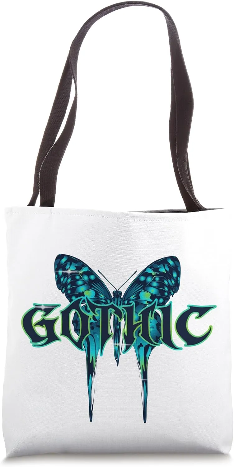 Butterfly Streetwear Urban Street Wear Gothic Aesthetic Tote Bag