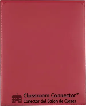 C-Line Classroom Connector School-to-Home Folders, Red, 25 per Box (32004)