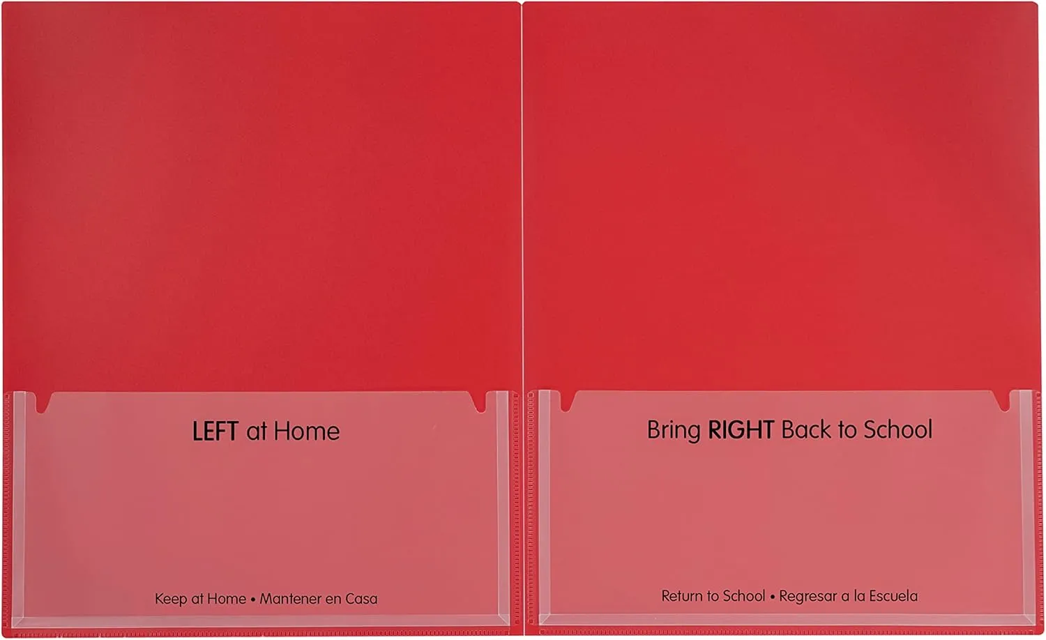 C-Line Classroom Connector School-to-Home Folders, Red, 25 per Box (32004)