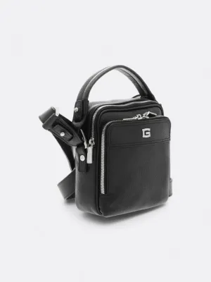 Calf Leather Dollar Print Crossbody Bag