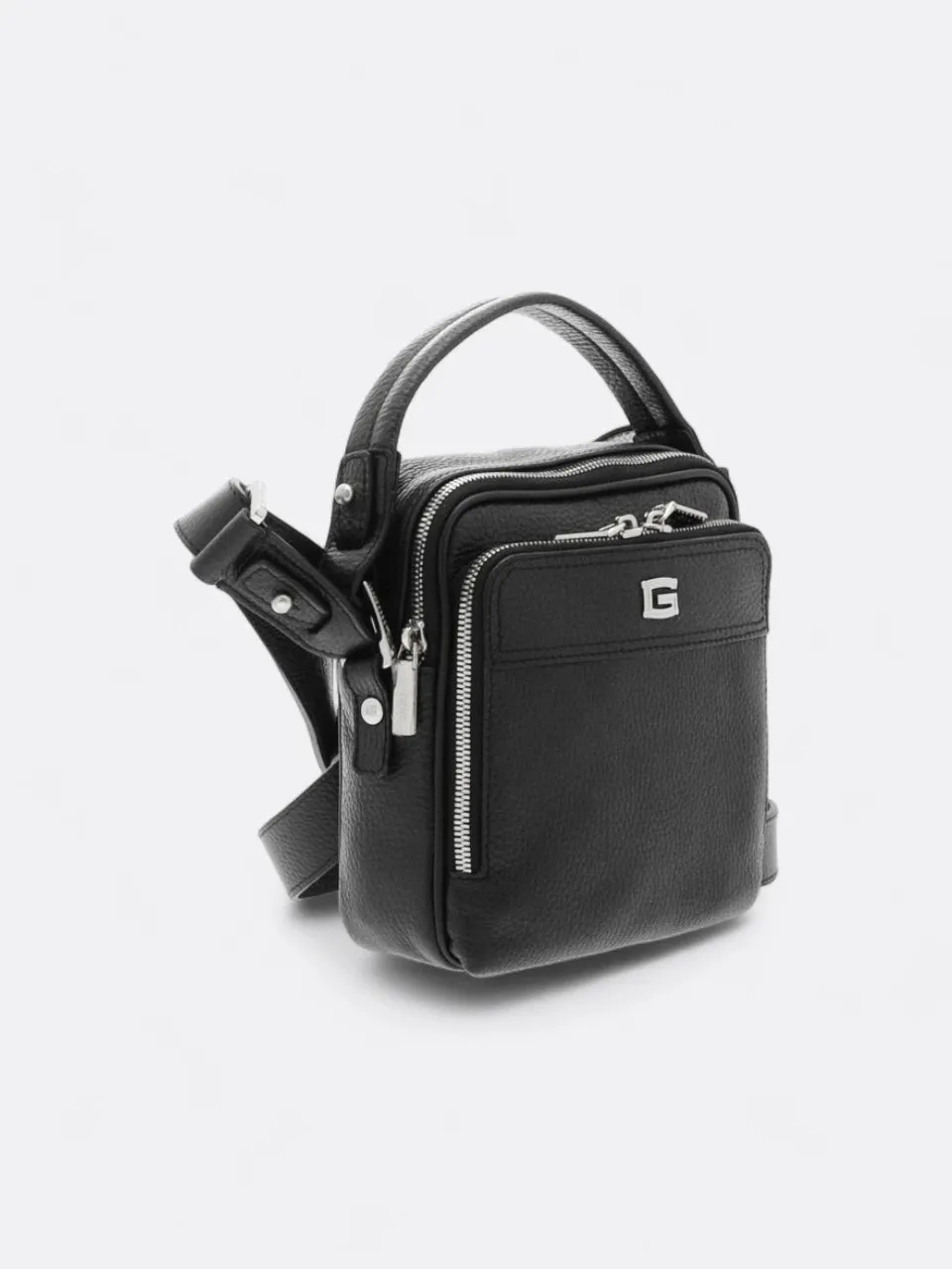 Calf Leather Dollar Print Crossbody Bag