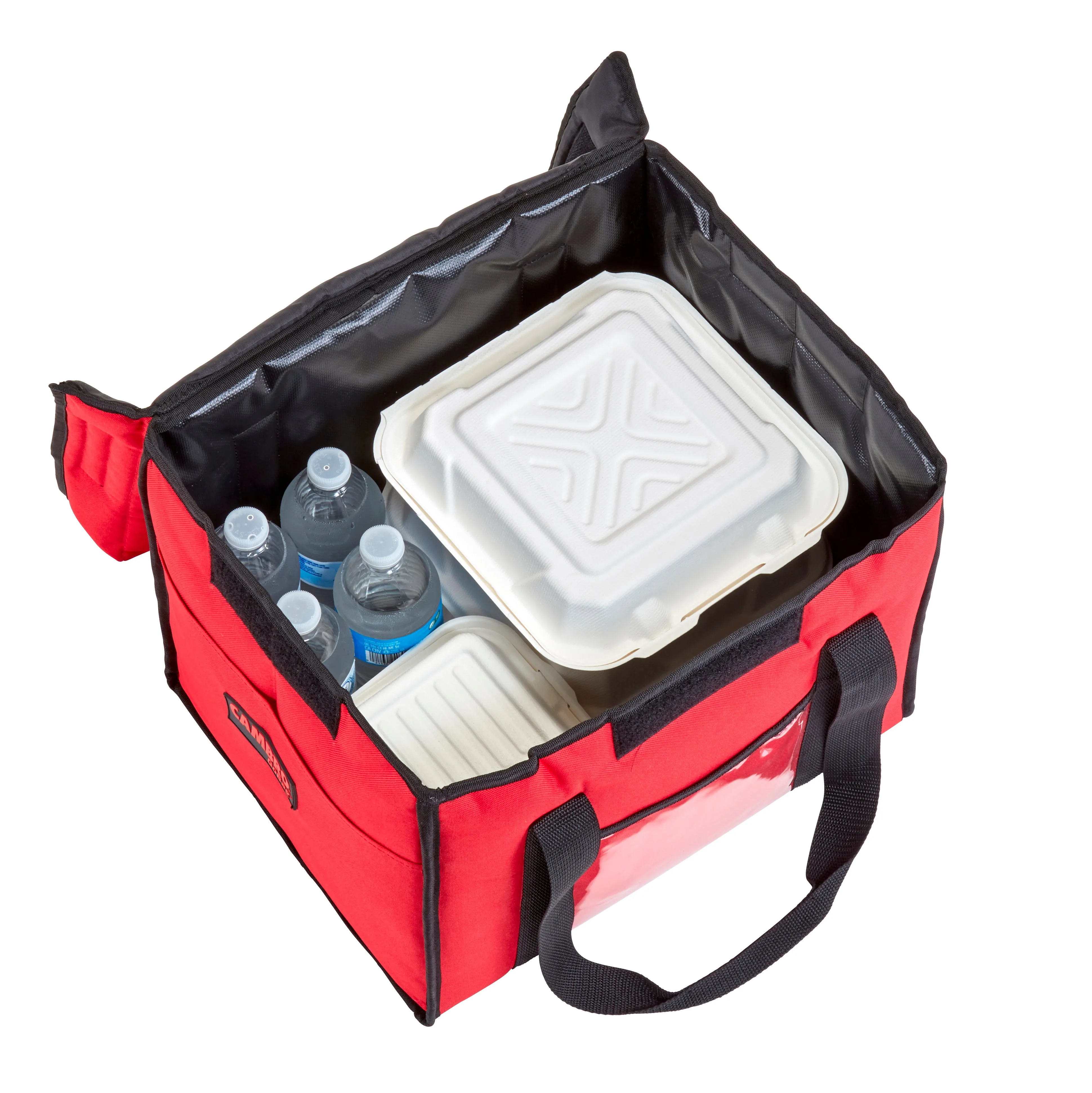 Cambro GoBag Delivery Sandwich Bag, 15" x 12" x 12", Red