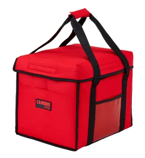 Cambro GoBag Delivery Sandwich Bag, 15" x 12" x 12", Red