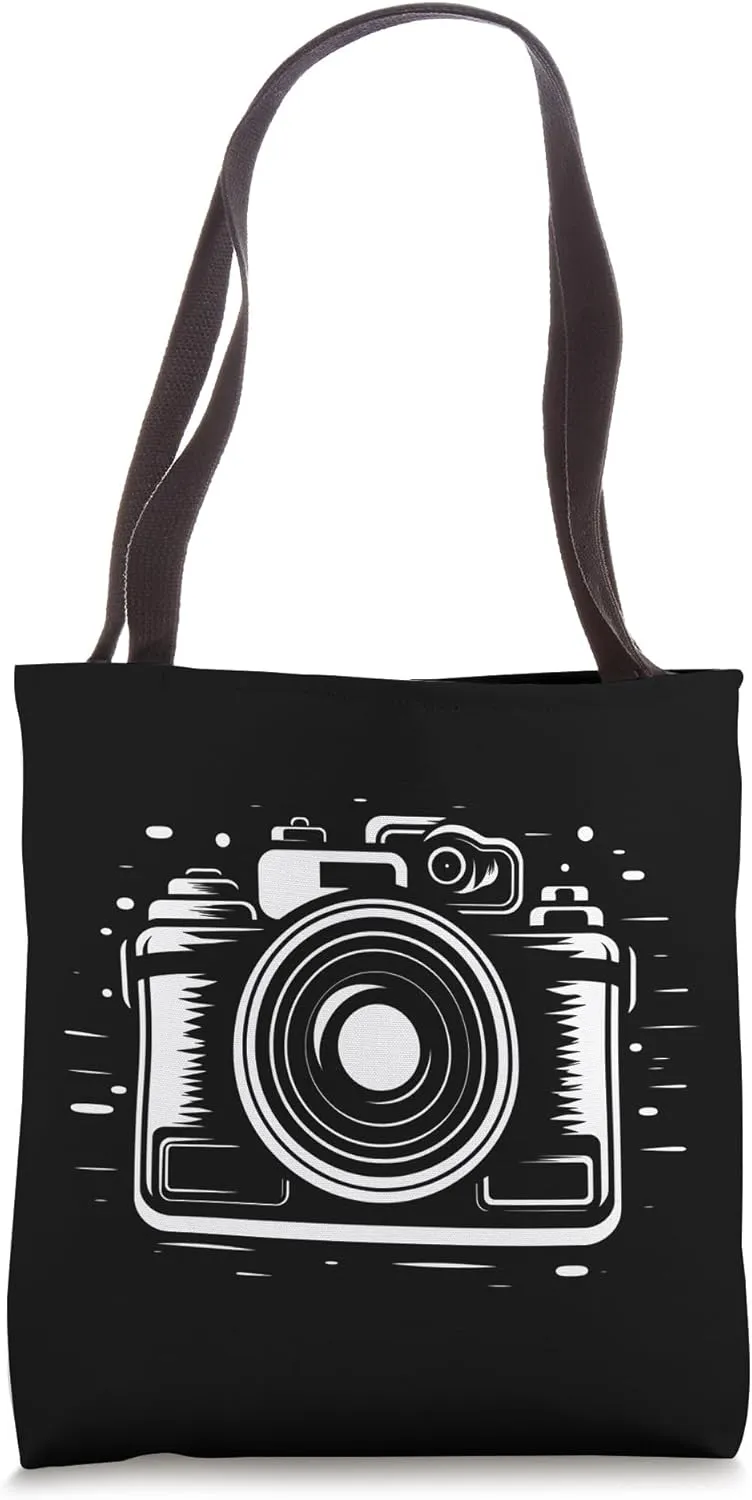 Camera Sketch Photographer Hobby Tote Bag