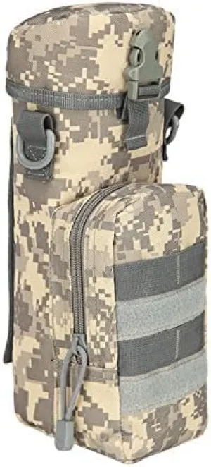 Camping And Cycling Outdoor Waist Pack Water Kettle Bag Hanging Bag Crossbody Belt Bag Multifunctional Shoulder Bag (ACU)