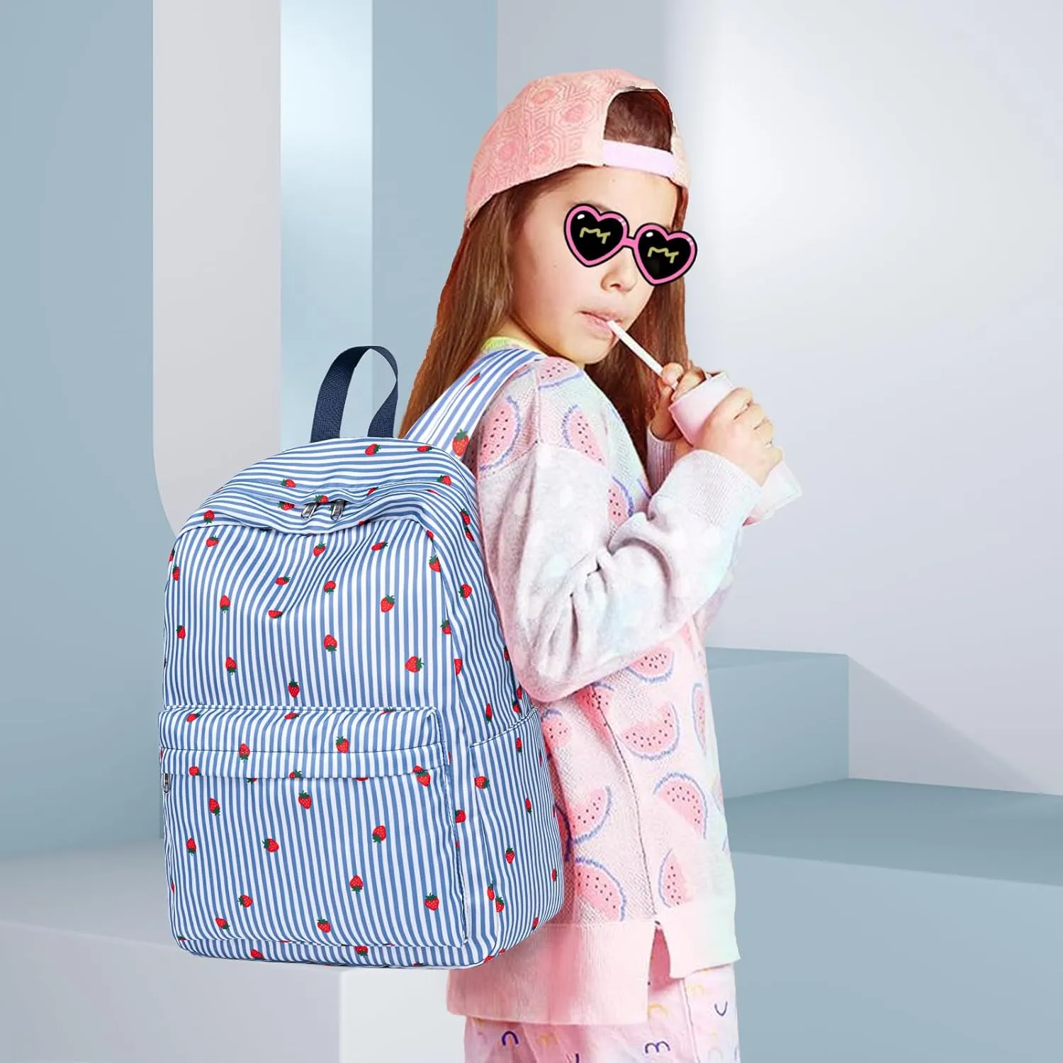 CAMTOP Preschool Backpack for Kids Girls Small Backpack Purse Kindergarten School Bookbags for Toddler Travel