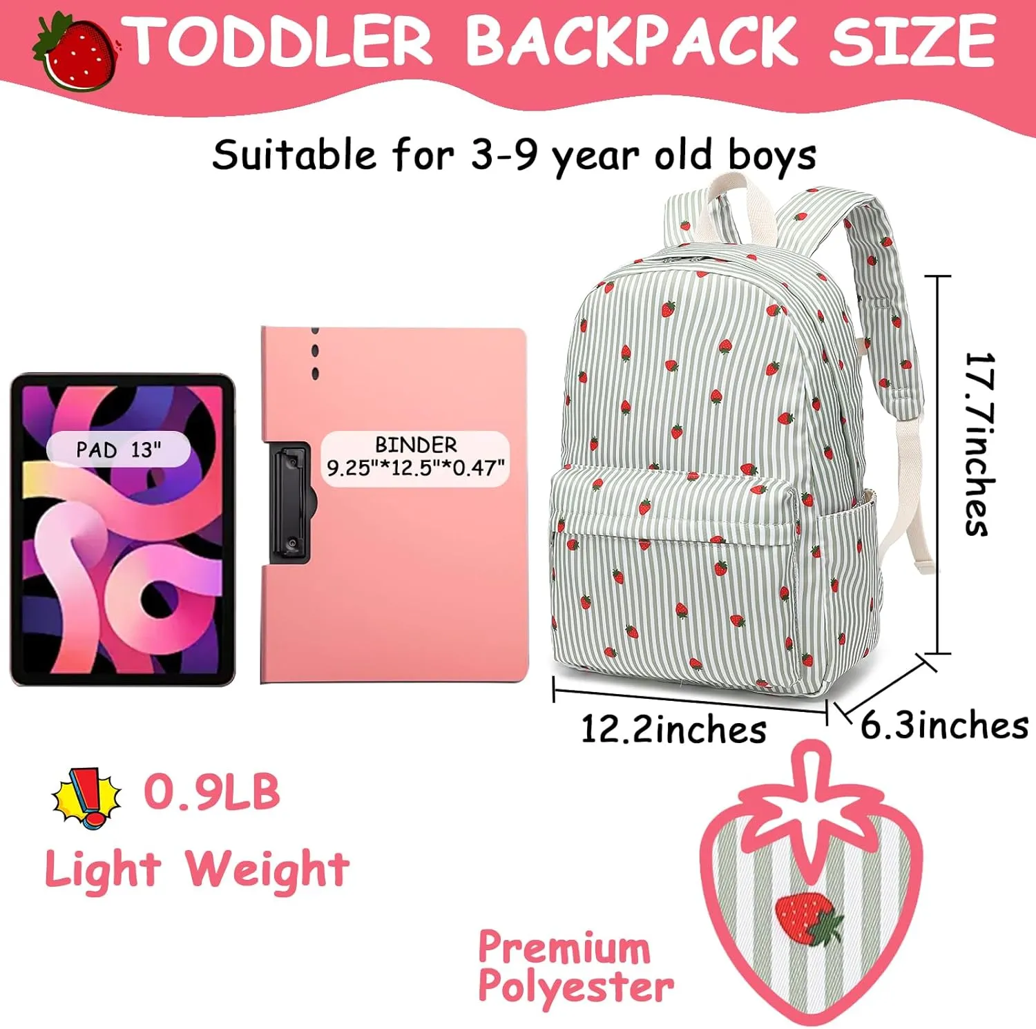 CAMTOP Preschool Backpack for Kids Girls Small Backpack Purse Kindergarten School Bookbags for Toddler Travel