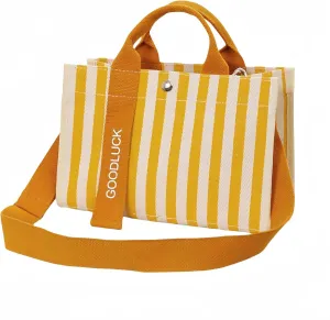 Canvas Crossbody Shoulder Bag for Women, Sling Tote with Handles & Removable Strap, Fanny Pack Travel Handbag