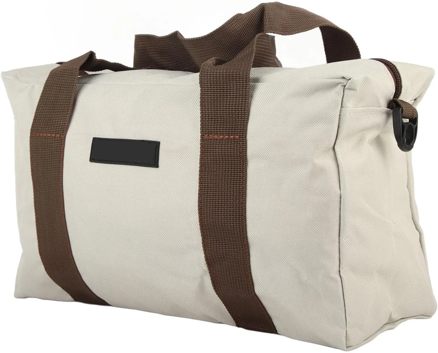 Canvas Wide Mouth Tool Bag High Bearing Capacity Handbag for Electricians Plumbers Mechanics Carpenters Gray (12 Inch) (35.6cm / 14in) (40.6cm / 16in)