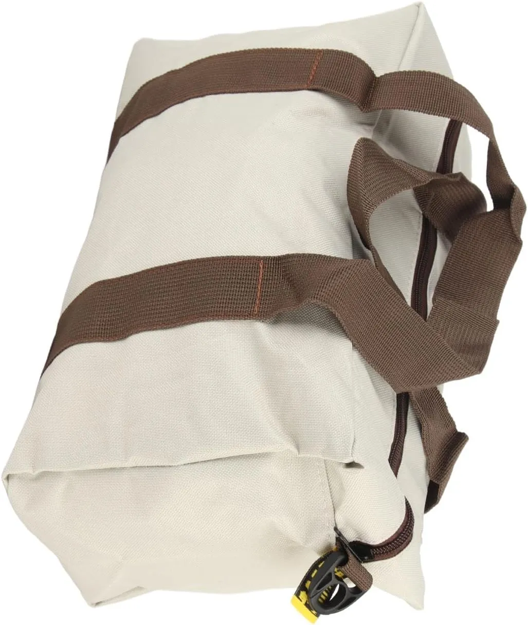 Canvas Wide Mouth Tool Bag High Bearing Capacity Handbag for Electricians Plumbers Mechanics Carpenters Gray (12 Inch) (35.6cm / 14in) (40.6cm / 16in)