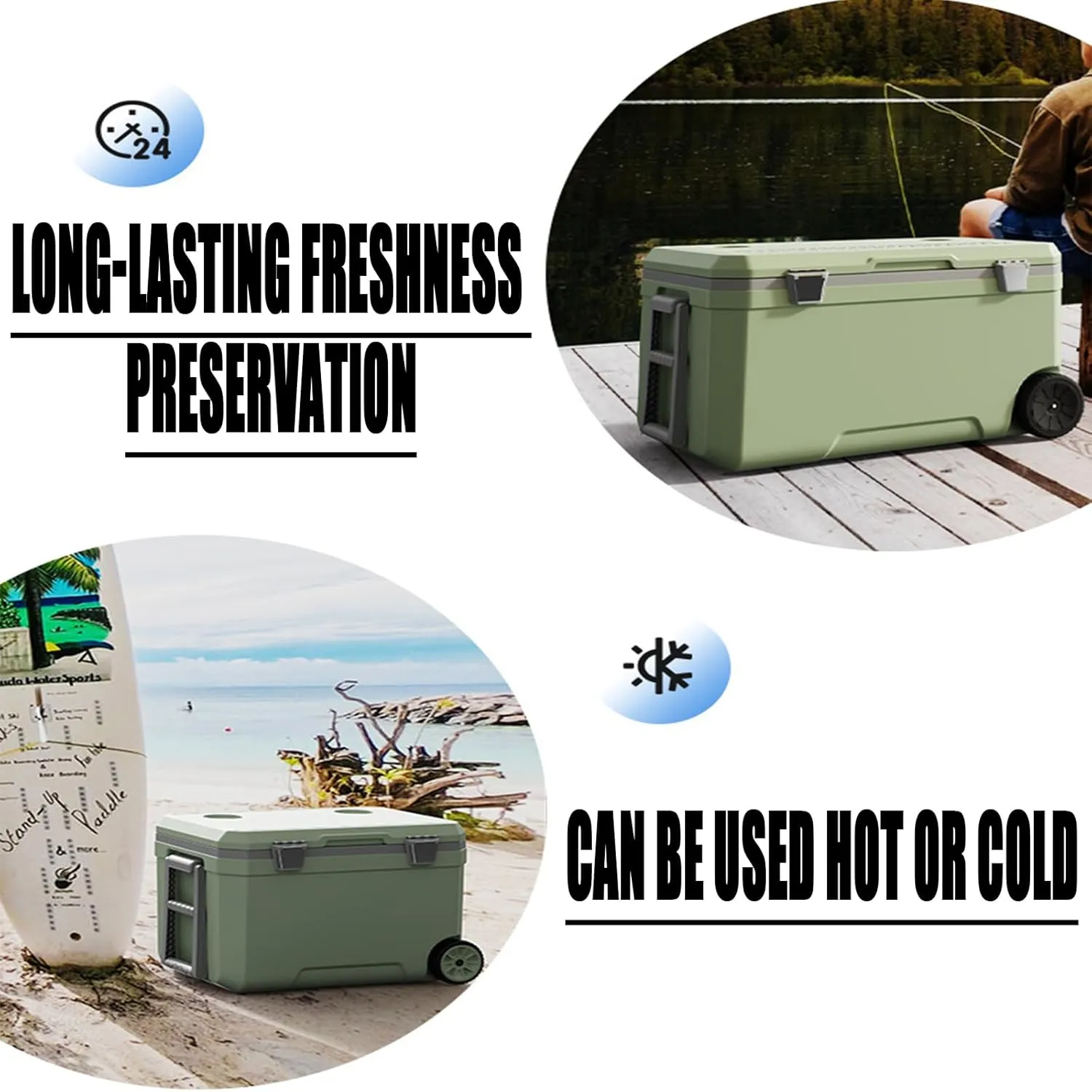 Car Camping Coolers for Ferrari 12 Cilindri/296 GTB/812 Superfast/Daytona SP3/F8 Tributo, Waterproof Portable Cooler, Leak Proof Picnic Insulated Bag, Ultra-Light Premium Ice Chest Box