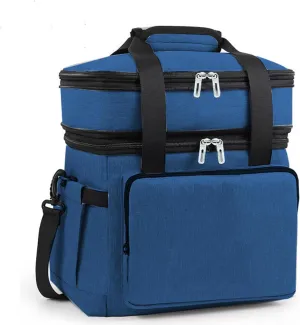 Car Camping Coolers for Honda Ridgeline/Concerto/CR-X/CR-Z/Element/FR-V/Insight, Leak Proof Cooler, Portable Lightweight Ice Chest Box, Compartments Waterproof Insulated Bag