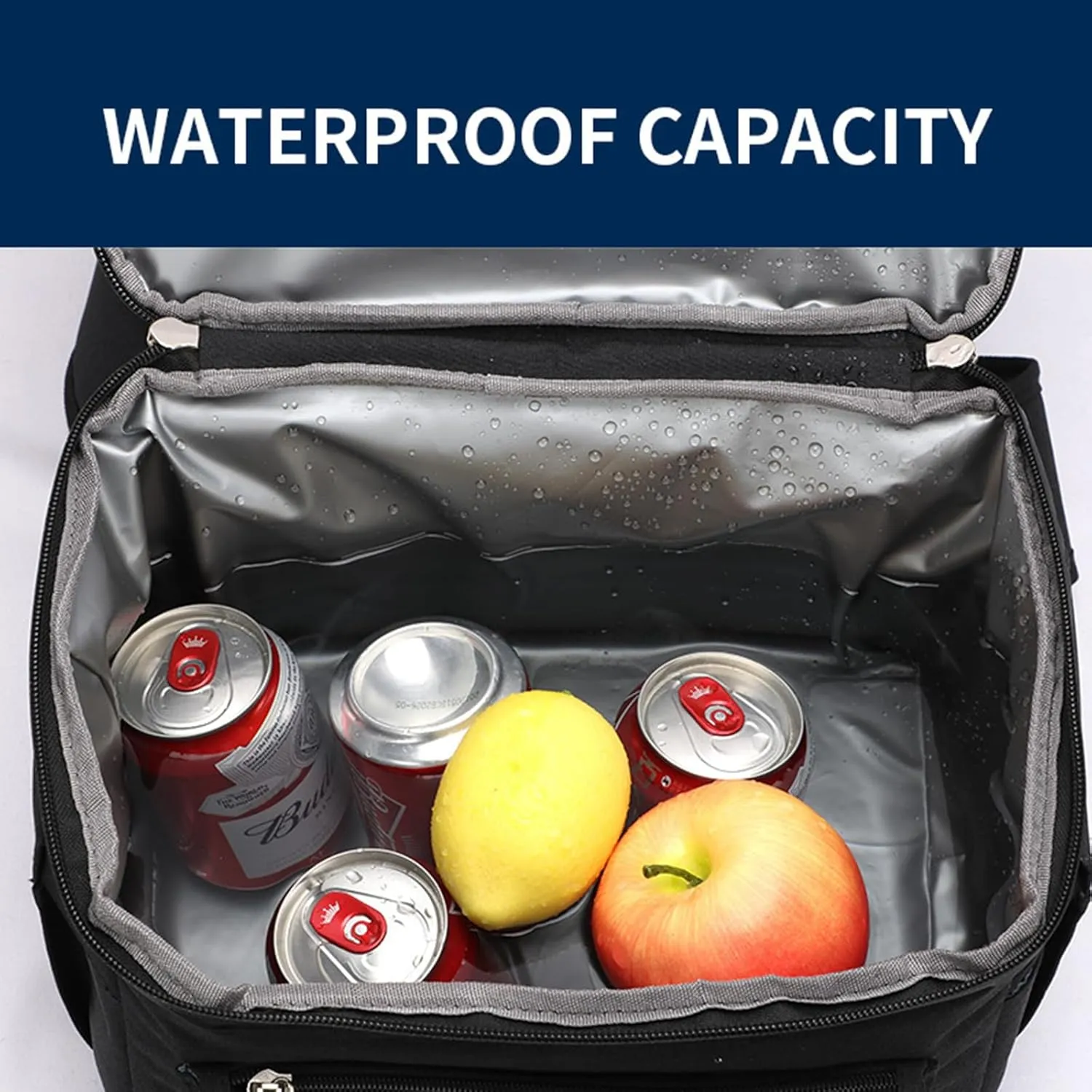 Car Camping Coolers for Jeep Wrangler JL/Grand Cherokee/Wrangler TJ, Waterproof Portable Cooler, Leak Proof Picnic Insulated Bag, Ultra-Light Premium Ice Chest Box