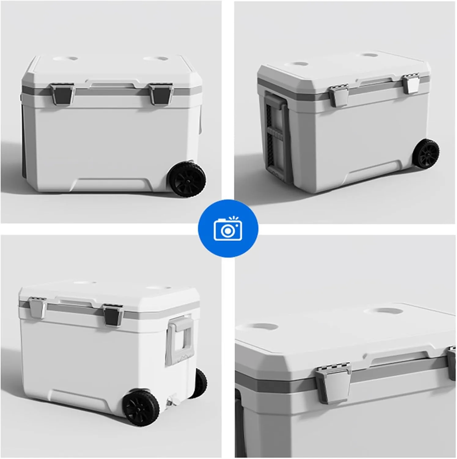 Car Camping Coolers for Opel Ampera-e/Astra/Combo/Concept/Corsa/Crossland/Frontera, Waterproof Portable Cooler, Leak Proof Picnic Insulated Bag, Ultra-Light Premium Ice Chest Box