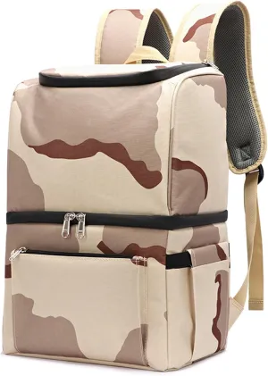 Car Camping Coolers for Toyota Prius/ProAce/ProAce City/RAV4/Yaris, Waterproof Portable Cooler, Leak Proof Picnic Insulated Bag, Ultra-Light Premium Ice Chest Box,D-Desert Camouflage