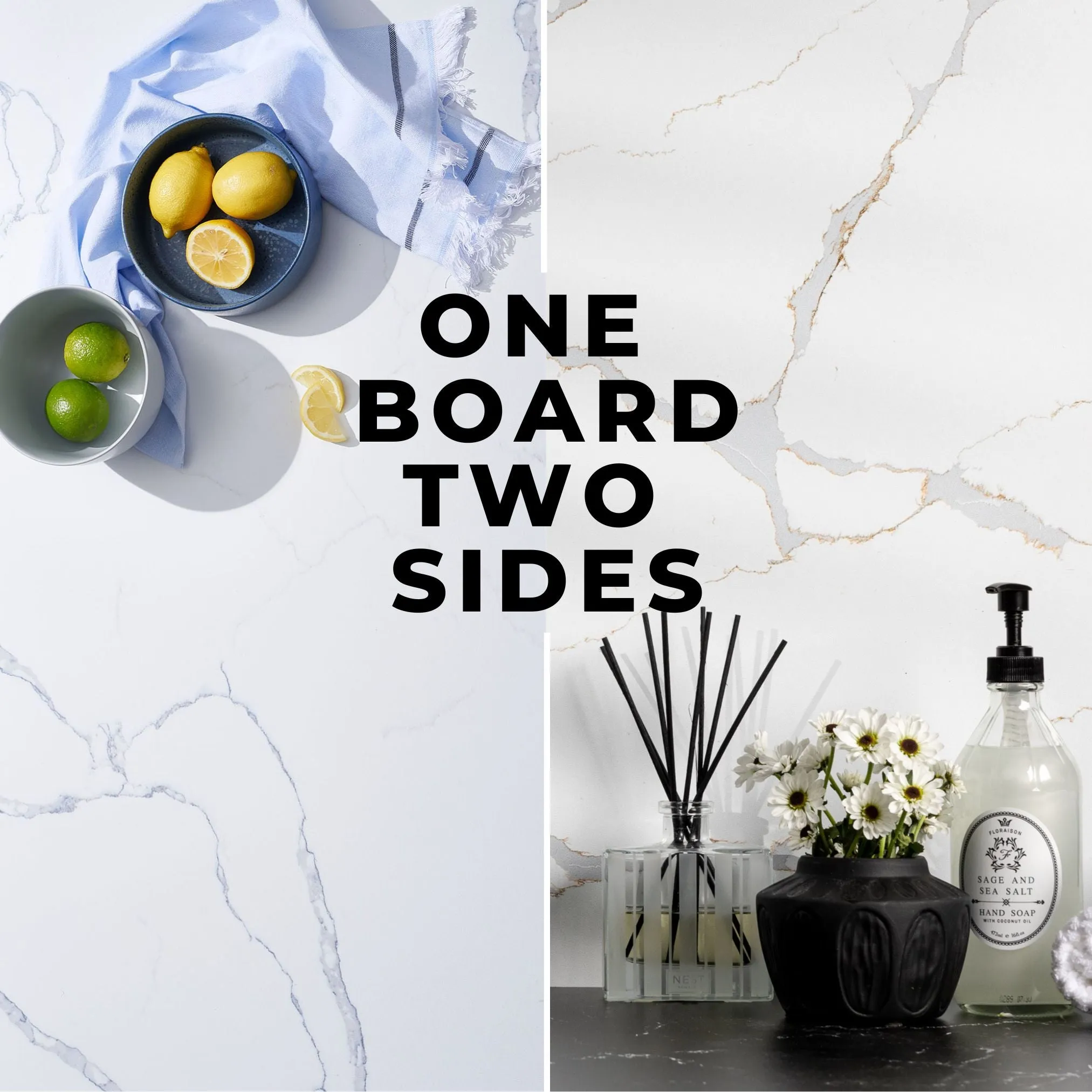 Carrara Blue/Calacatta Gold - XL