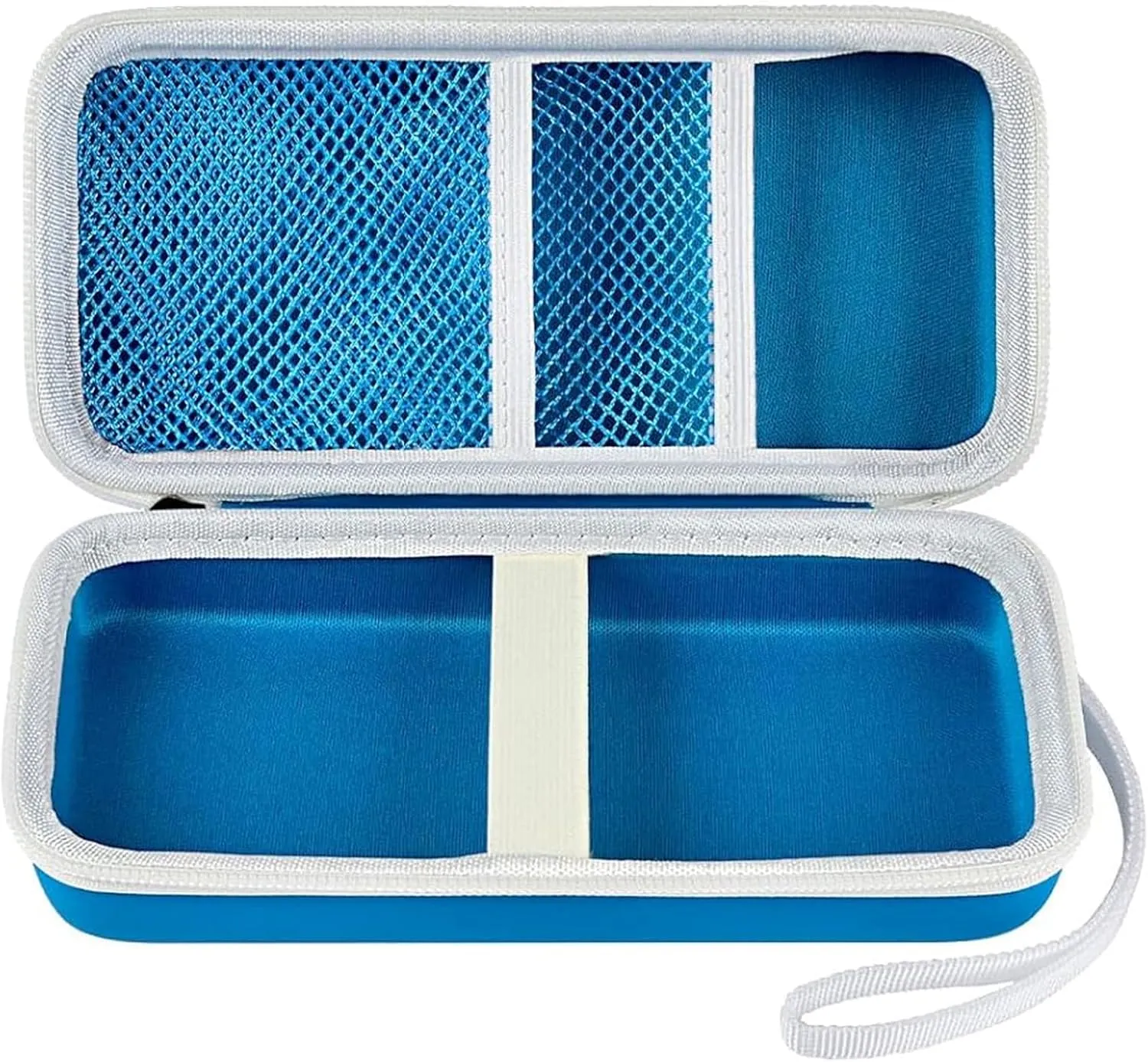 Case Compatible with Texas Instruments TI-30XS for MultiView Scientific Calculator, Storage Holder Carrying Organizer Bag with Mesh Pocket for Pens, Pencil, Batteries and Accessories (Box Only) -Blue