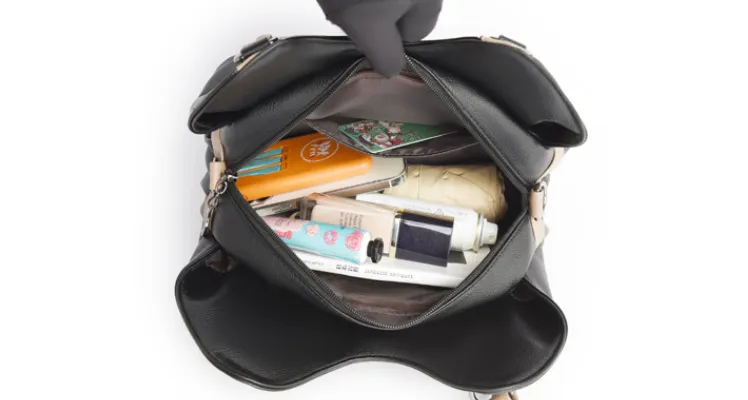 Casual Leather Tote Bag