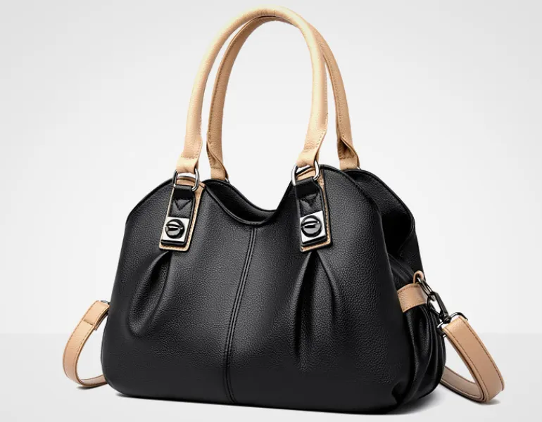 Casual Leather Tote Bag