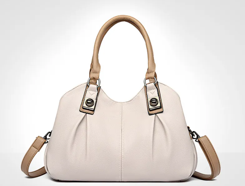 Casual Leather Tote Bag