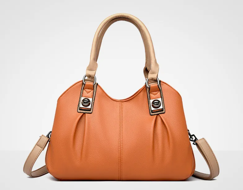 Casual Leather Tote Bag